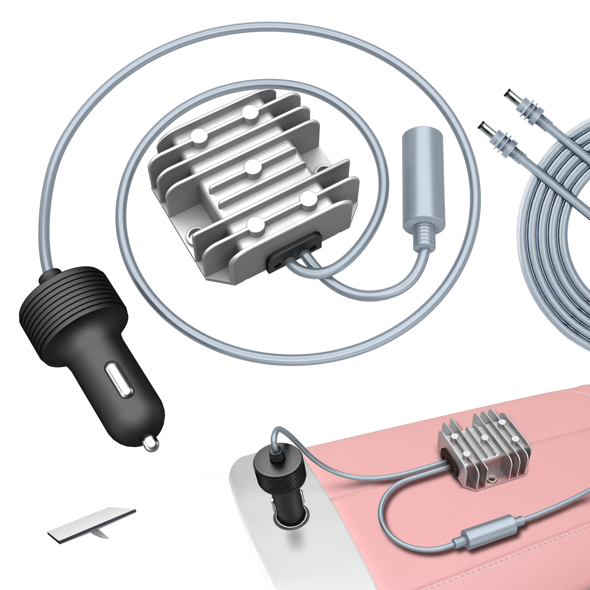 DC TO 密封圈款点烟器升压30V 3.5A 105W