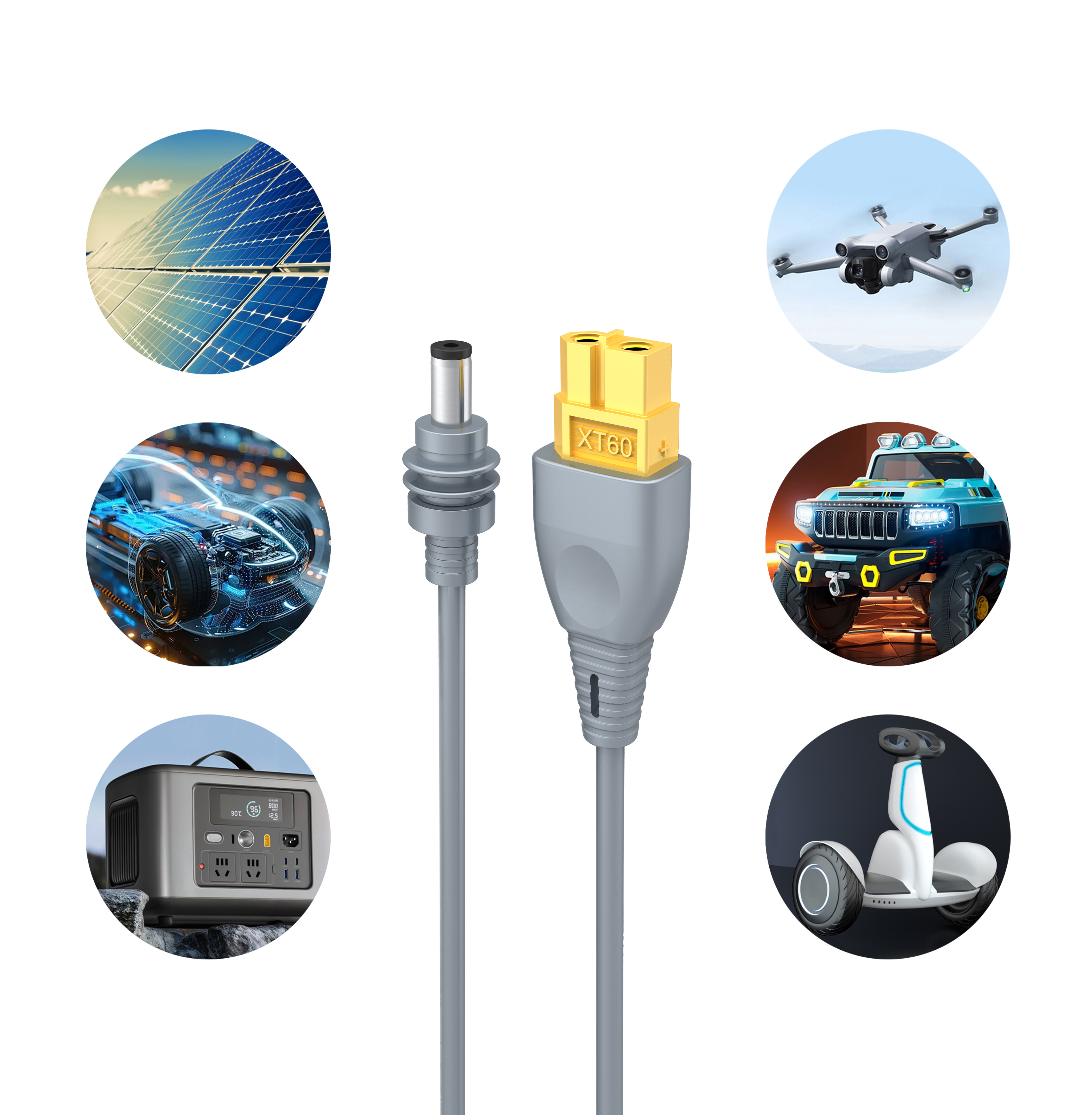防水类DC TO XT60电源线